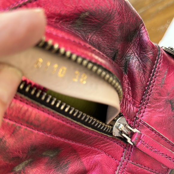 BALDAN metallic hot pink embellished ankle cowgirl boots, size 38 EU, Never worn - Picture 7 of 15